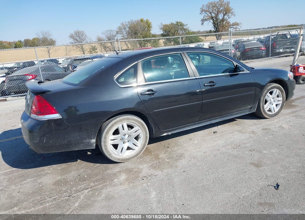 2012 CHEVROLET IMPALA LT VIN: 2G1WB5E39C1208528