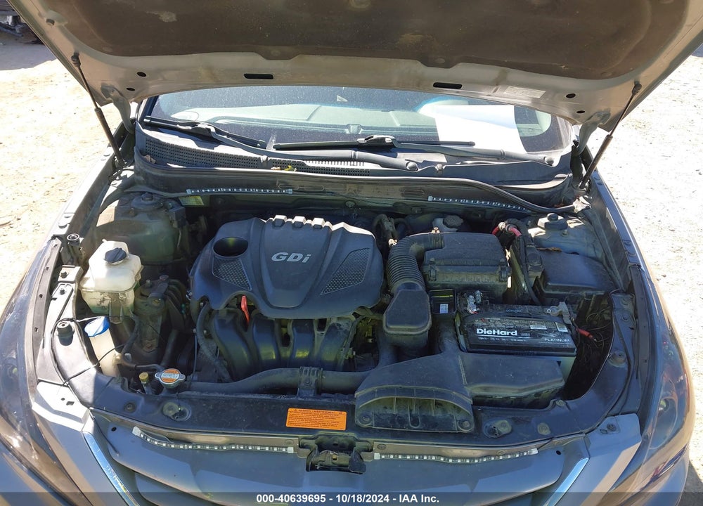 2013 HYUNDAI SONATA GLS VIN: 5NPEB4AC6DH512208