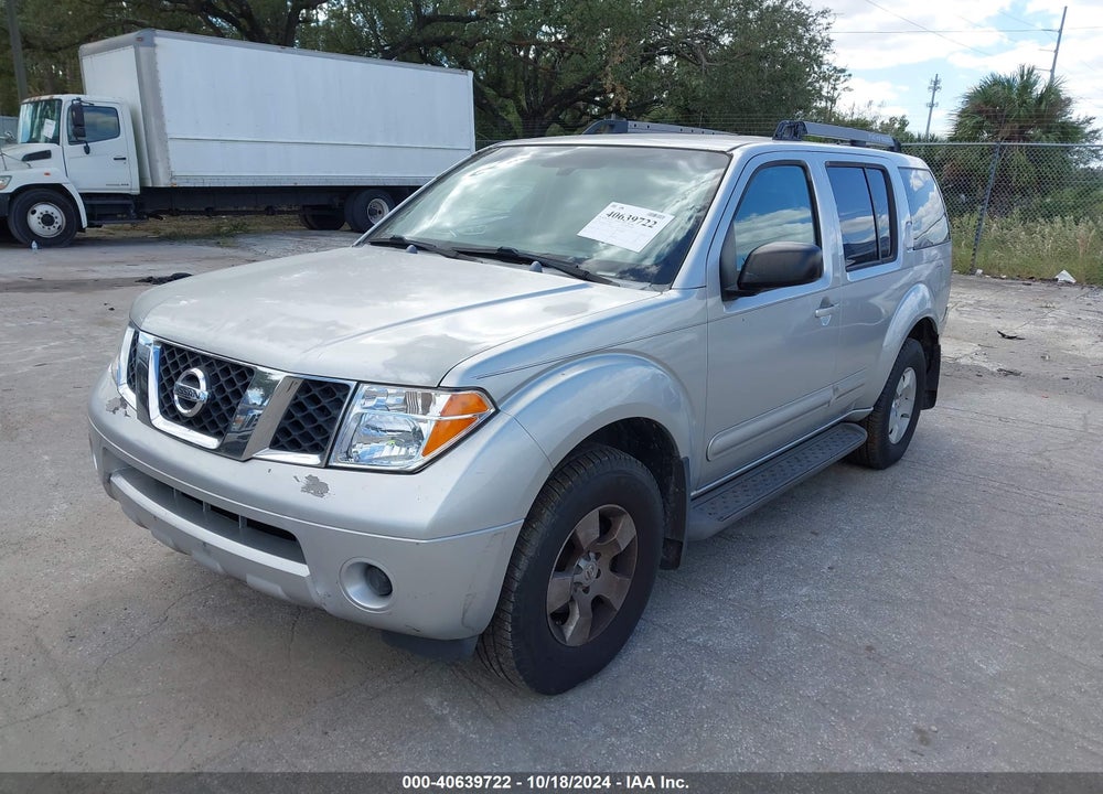 2005 NISSAN PATHFINDER XE VIN: 5N1AR18U65C751693
