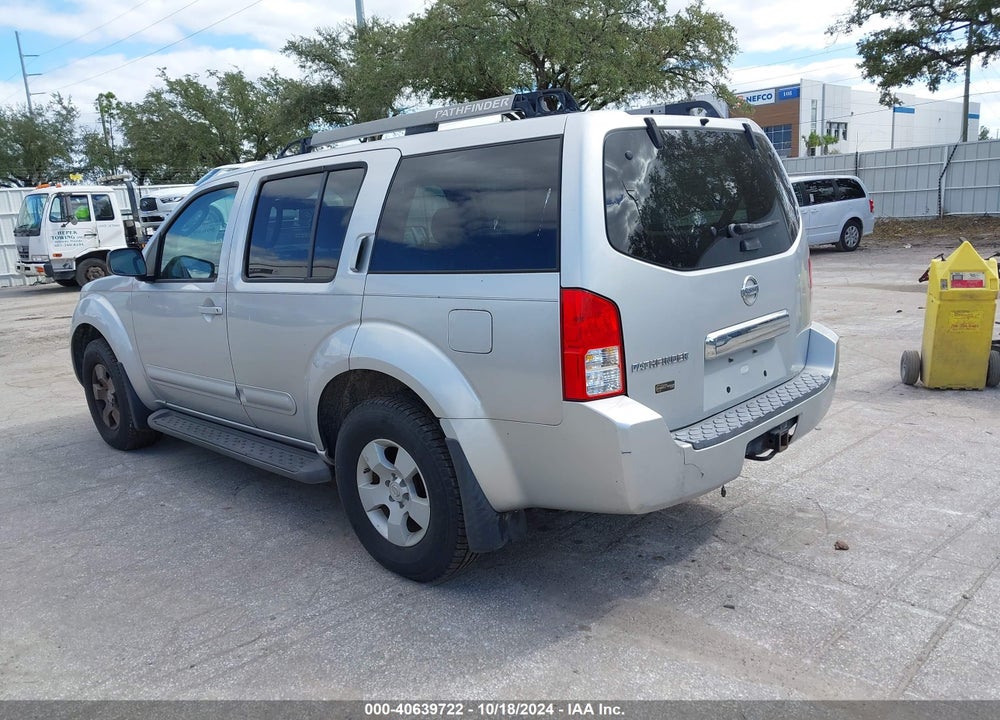 2005 NISSAN PATHFINDER XE VIN: 5N1AR18U65C751693