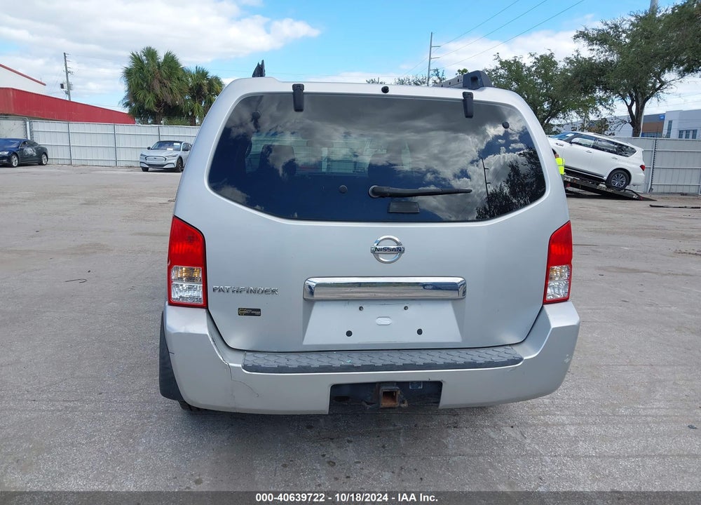 2005 NISSAN PATHFINDER XE VIN: 5N1AR18U65C751693