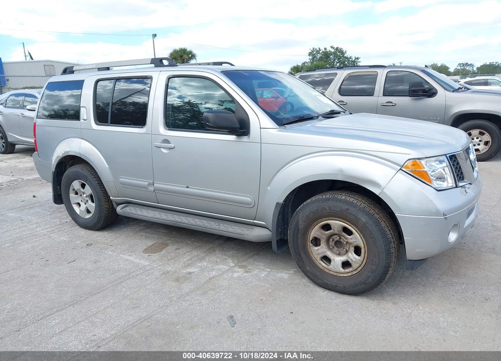 2005 NISSAN PATHFINDER XE VIN: 5N1AR18U65C751693
