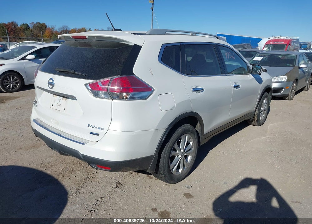 2014 NISSAN ROGUE SV VIN: 5N1AT2MV7EC796552