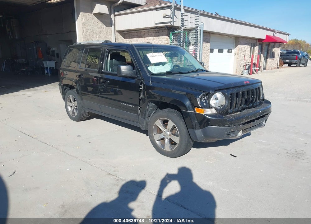 2016 JEEP PATRIOT HIGH ALTITUDE EDITION VIN: 1C4NJRFB3GD768140