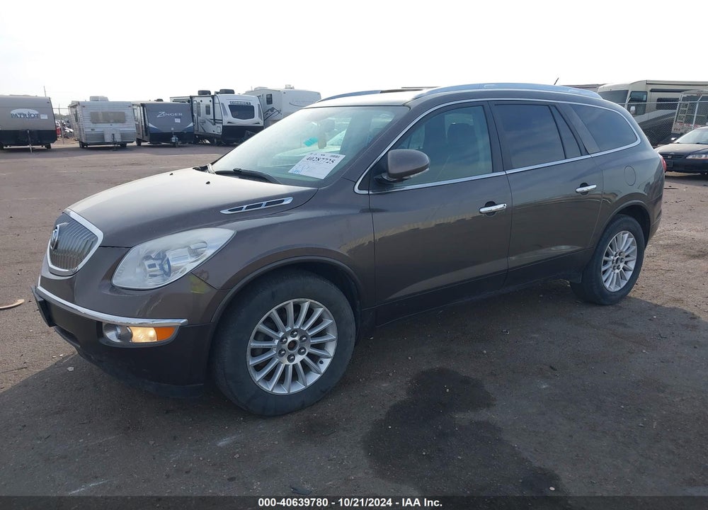 2012 BUICK ENCLAVE LEATHER VIN: 5GAKVCED1CJ309824