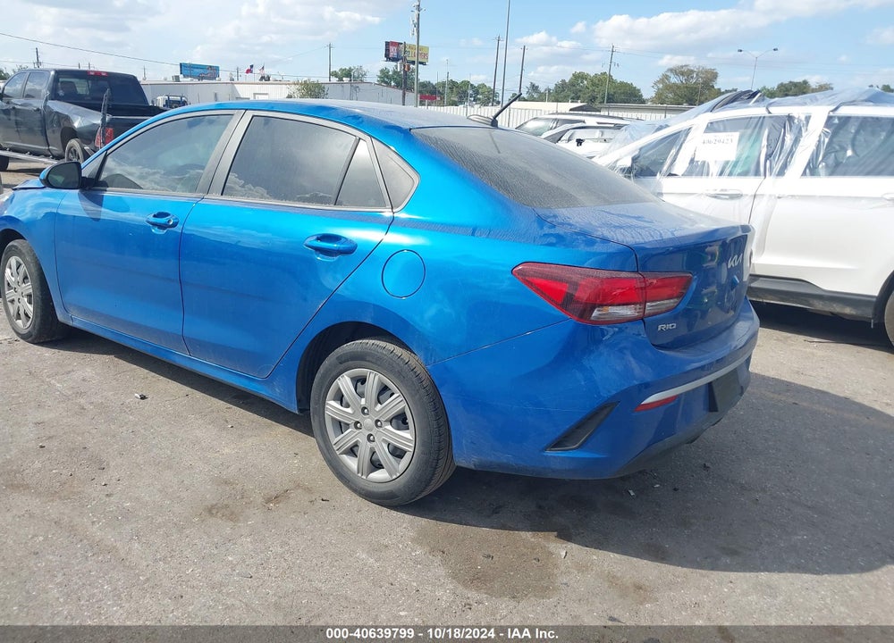 2022 KIA RIO S VIN: 3KPA24AD5NE491431