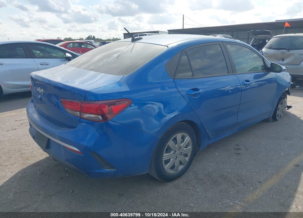 2022 KIA RIO S VIN: 3KPA24AD5NE491431