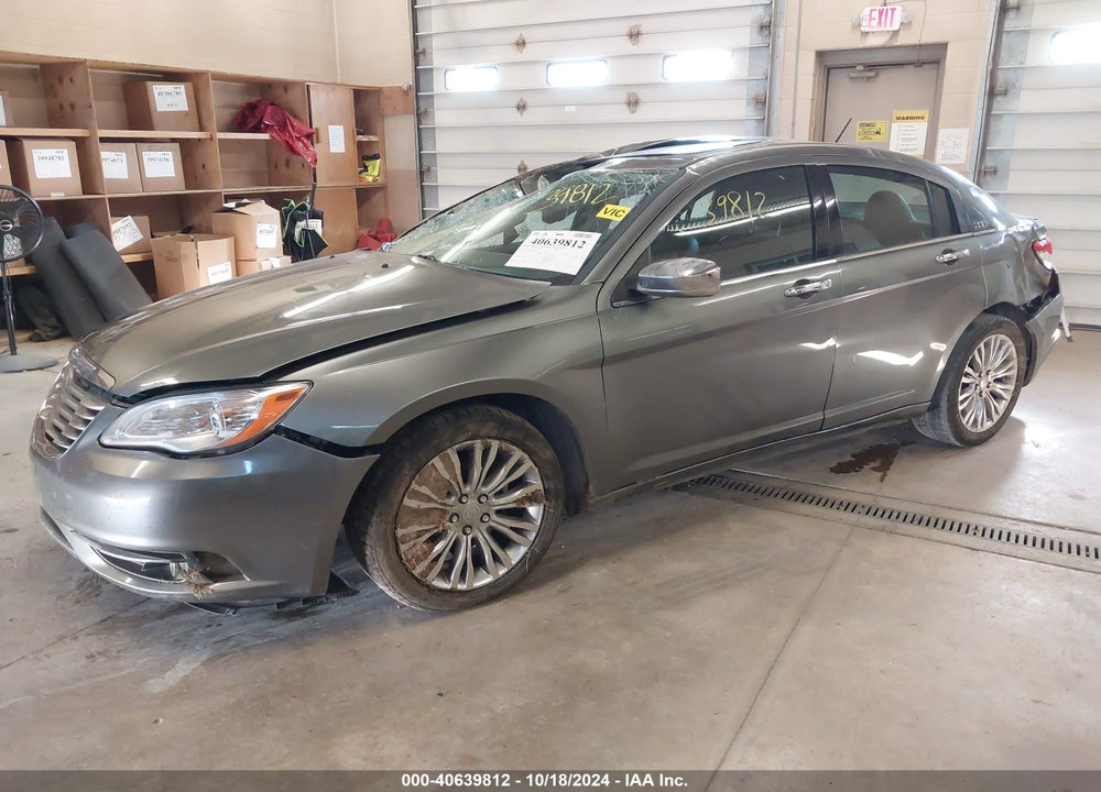 2012 CHRYSLER 200 LIMITED VIN: 1C3CCBCG1CN222051