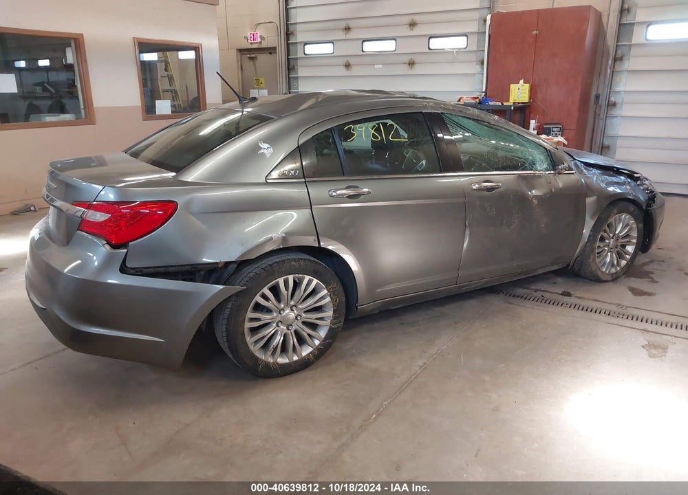 2012 CHRYSLER 200 LIMITED VIN: 1C3CCBCG1CN222051