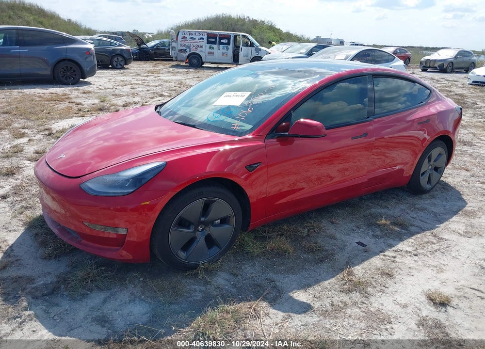 2022 TESLA MODEL 3 LONG RANGE DUAL MOTOR ALL-WHEEL DRIVE VIN: 5YJ3E1EB3NF102335