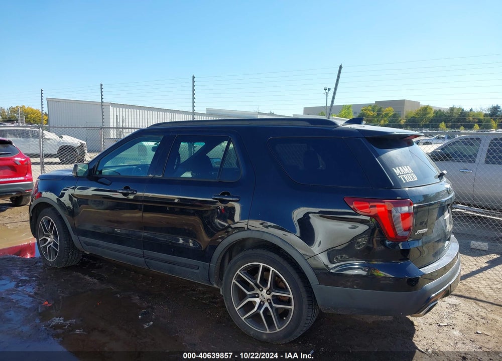 2016 FORD EXPLORER SPORT VIN: 1FM5K8GTXGGB28113