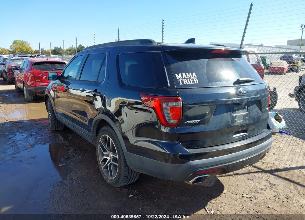 2016 FORD EXPLORER SPORT VIN: 1FM5K8GTXGGB28113