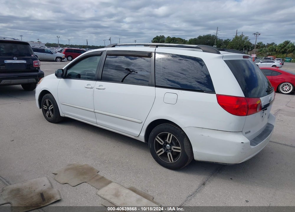 2008 TOYOTA SIENNA CE VIN: 5TDZK23C98S119774