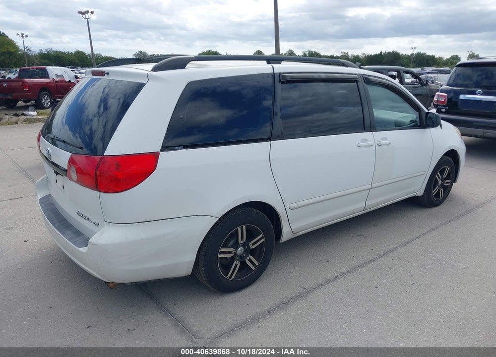 2008 TOYOTA SIENNA CE VIN: 5TDZK23C98S119774