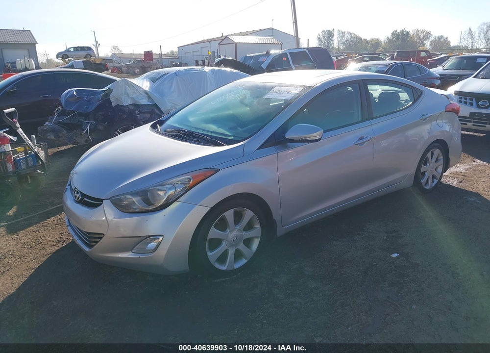 2012 HYUNDAI ELANTRA LIMITED (ULSAN PLANT) VIN: KMHDH4AE1CU382575