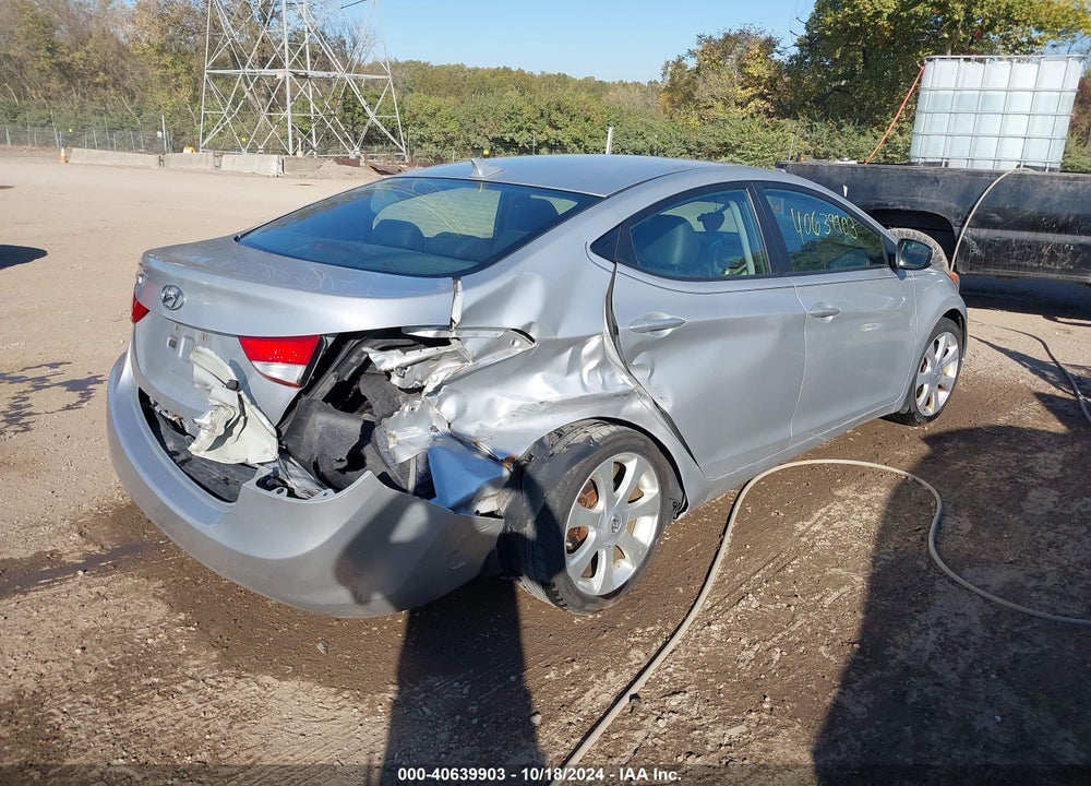2012 HYUNDAI ELANTRA LIMITED (ULSAN PLANT) VIN: KMHDH4AE1CU382575