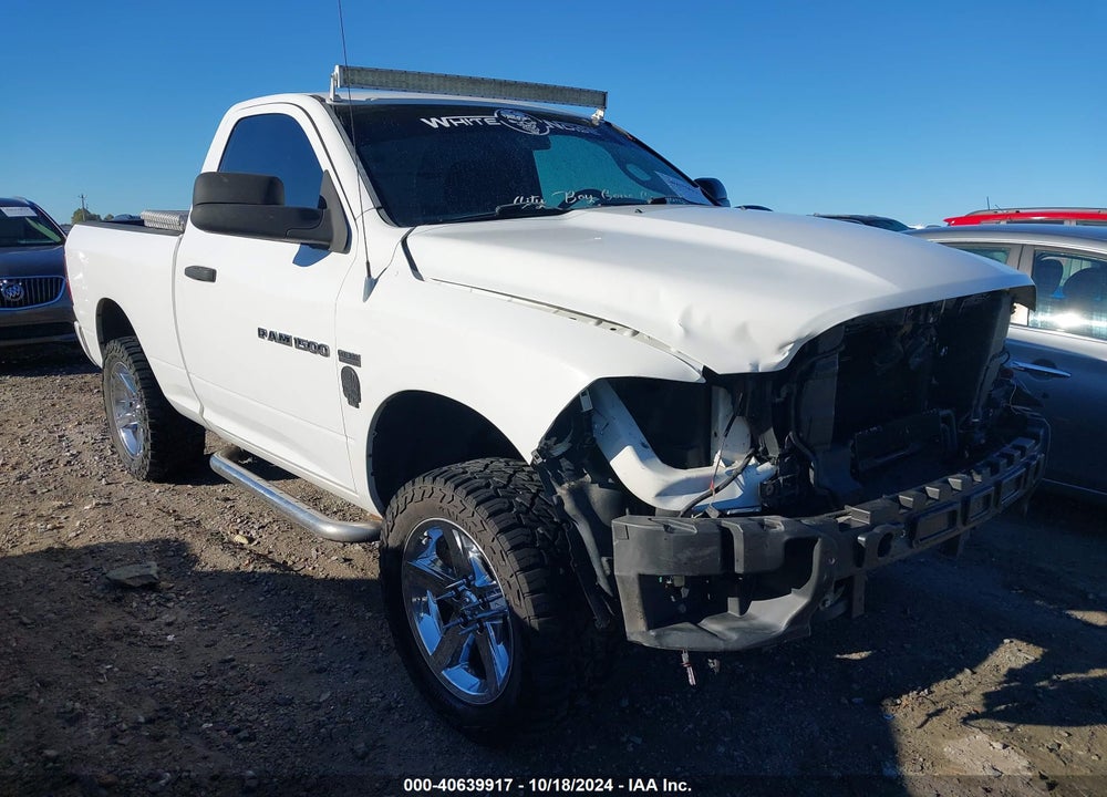 2012 RAM 1500 ST VIN: 3C6JD6AT9CG277774