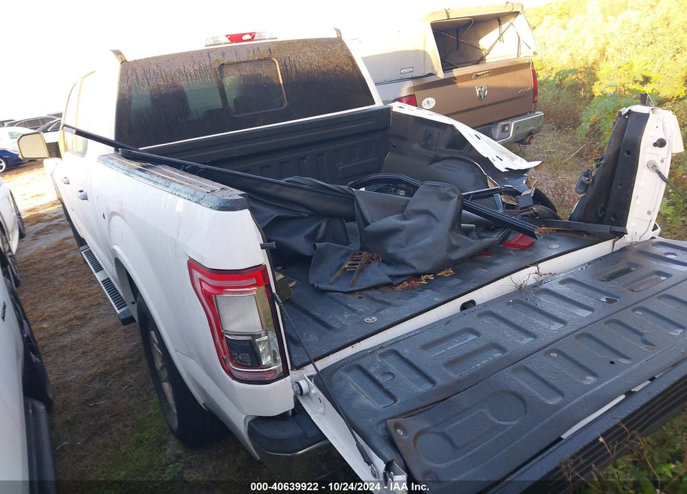 2017 FORD F-150 LARIAT VIN: 1FTEW1CG3HKE09791