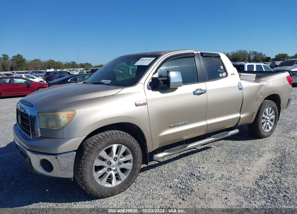 2008 TOYOTA TUNDRA SR5 5.7L V8 VIN: 5TFBV541X8X040714