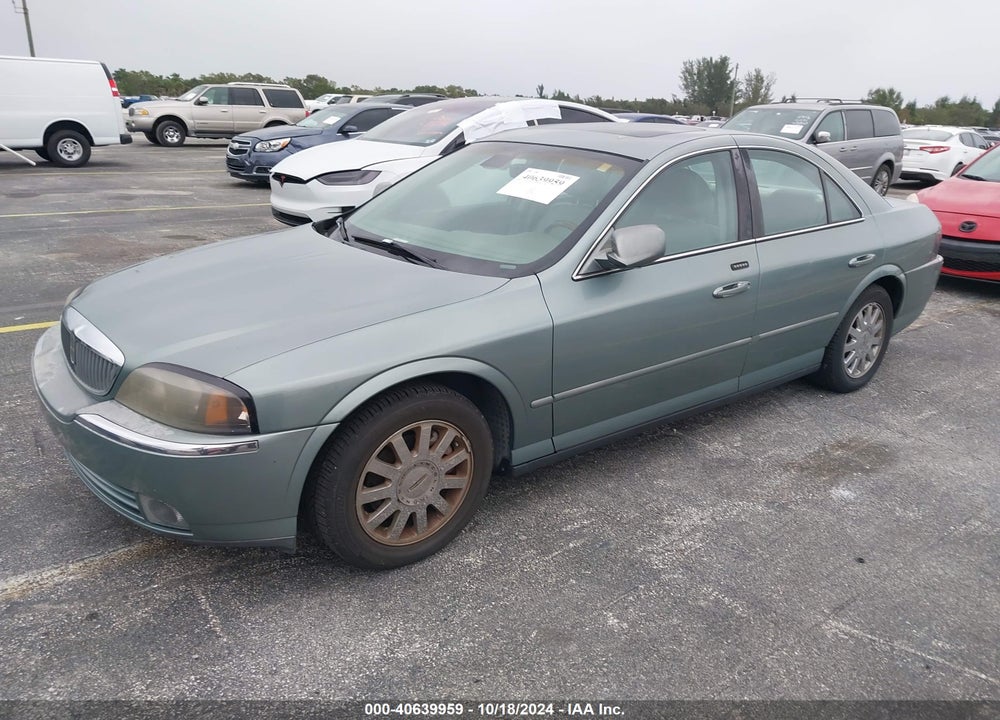 2003 LINCOLN LS V6 VIN: 1LNHM86S63Y706213