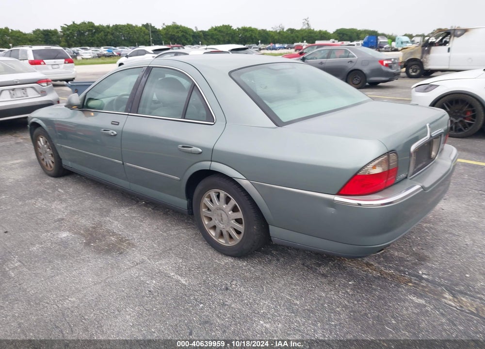 2003 LINCOLN LS V6 VIN: 1LNHM86S63Y706213