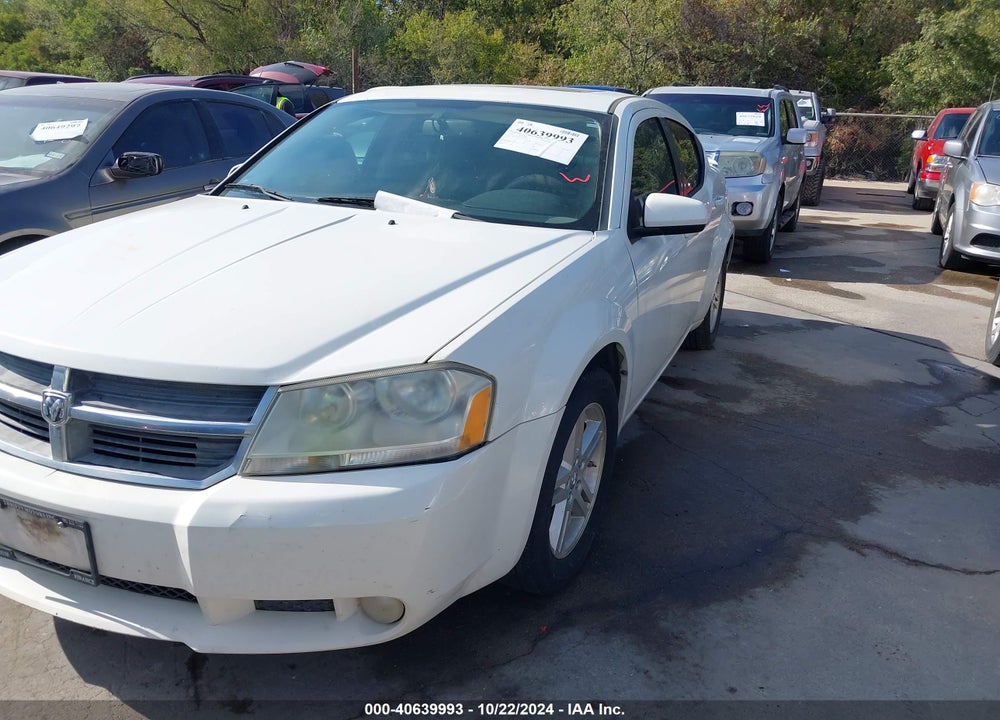 2010 DODGE AVENGER R/T VIN: 1B3CC5FBXAN129475