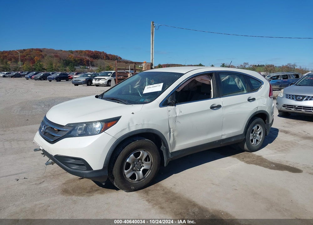 2014 HONDA CR-V LX VIN: 5J6RM3H38EL038104