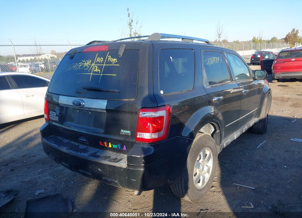 2011 FORD ESCAPE LIMITED VIN: 1FMCU0EG0BKB44318