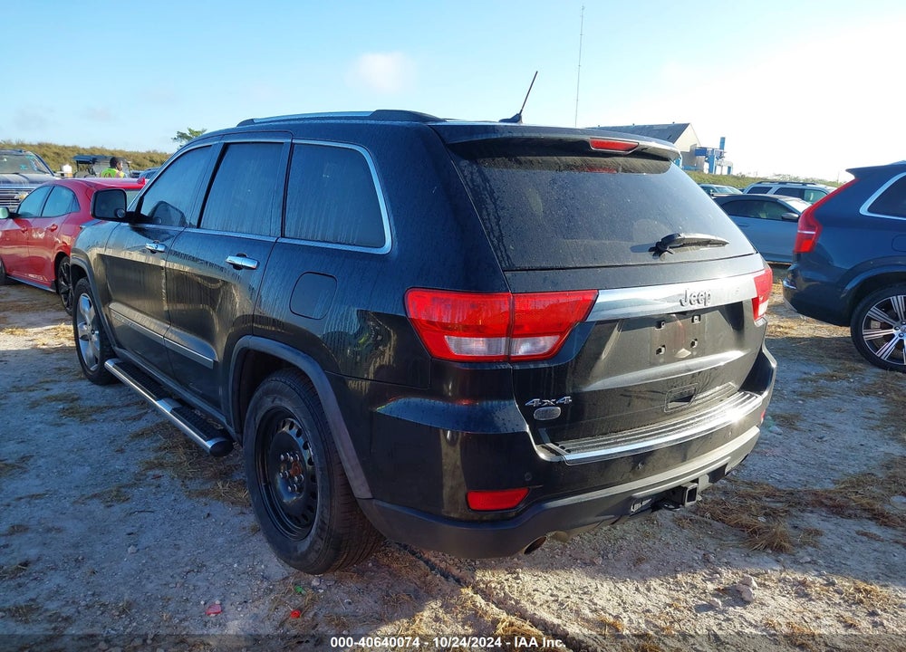 2011 JEEP GRAND CHEROKEE OVERLAND VIN: 1J4RR6GT0BC629169