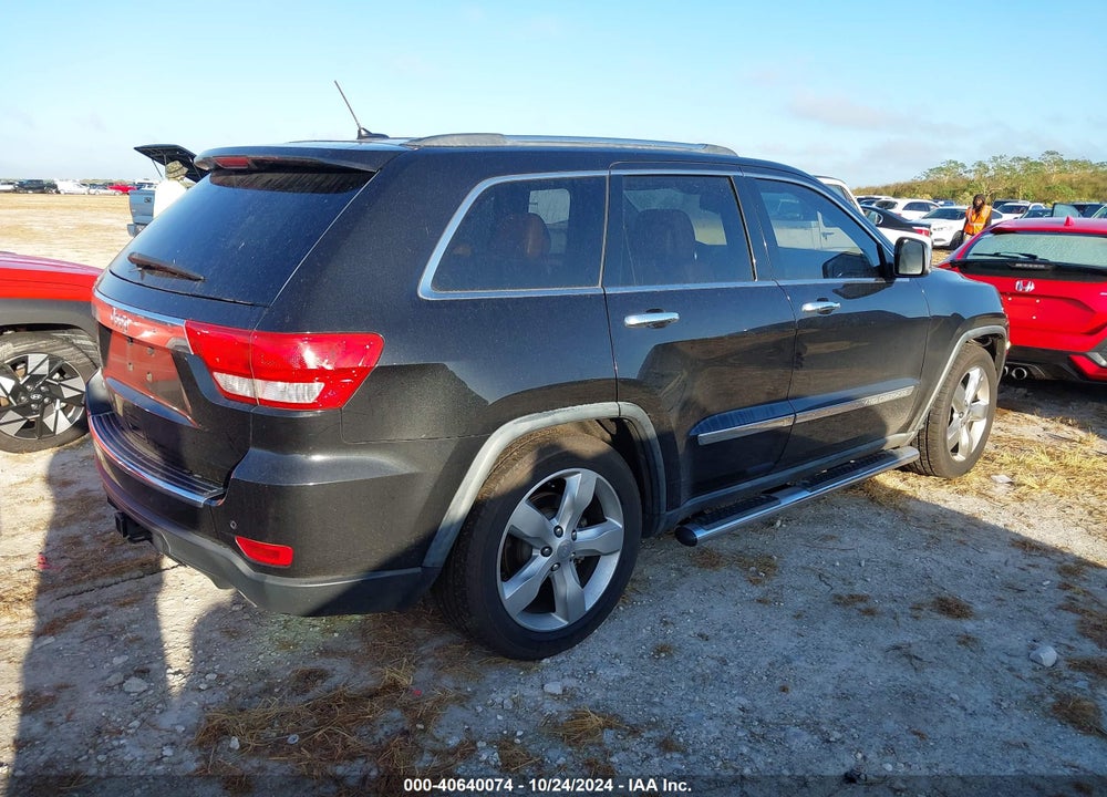 2011 JEEP GRAND CHEROKEE OVERLAND VIN: 1J4RR6GT0BC629169