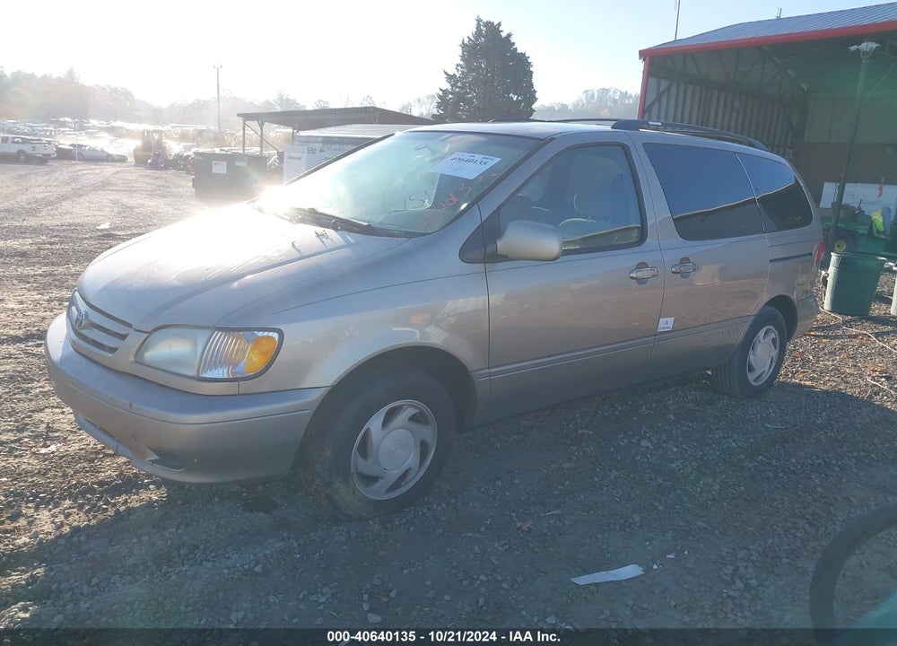 2002 TOYOTA SIENNA LE VIN: 4T3ZF13C02U414749