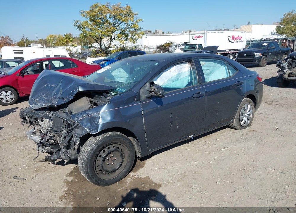 2016 TOYOTA COROLLA LE VIN: 2T1BURHE5GC534046