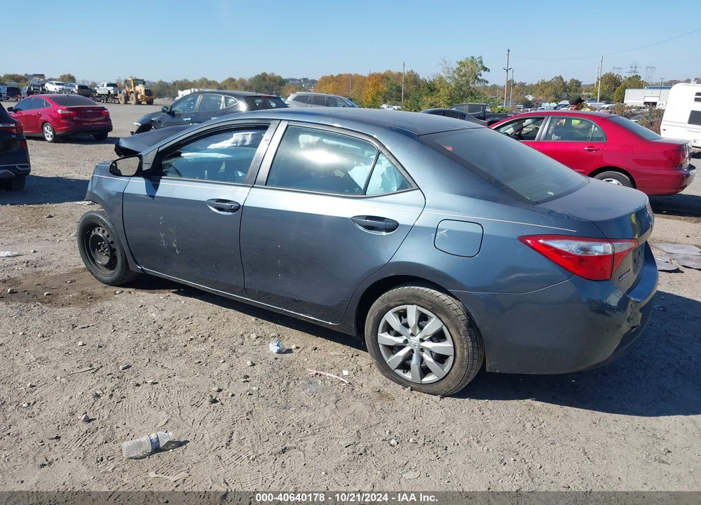 2016 TOYOTA COROLLA LE VIN: 2T1BURHE5GC534046