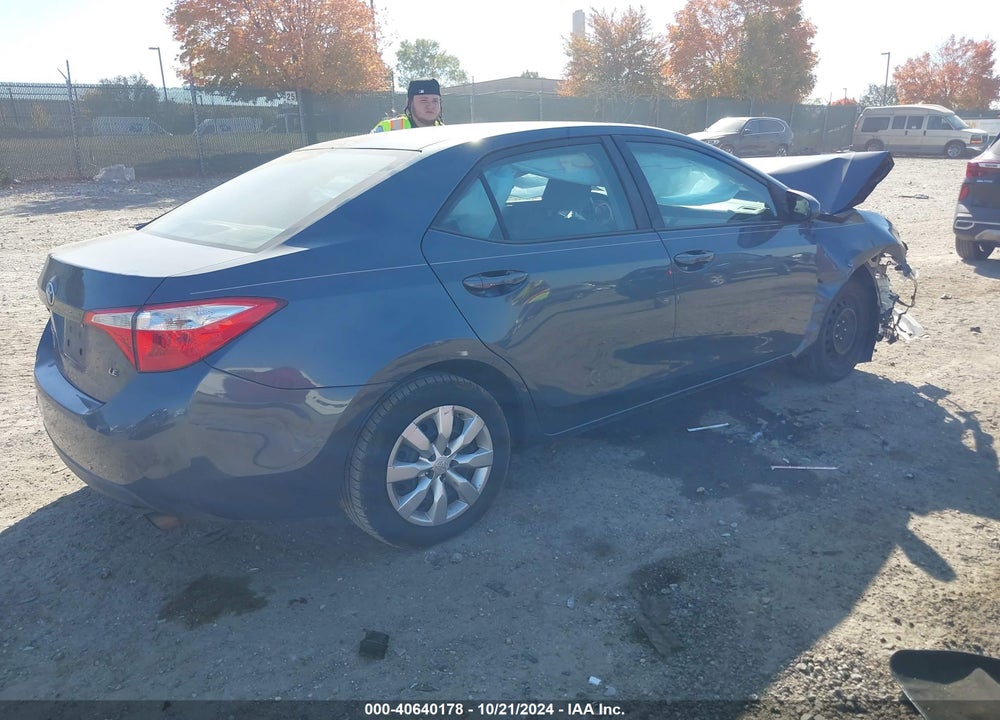 2016 TOYOTA COROLLA LE VIN: 2T1BURHE5GC534046
