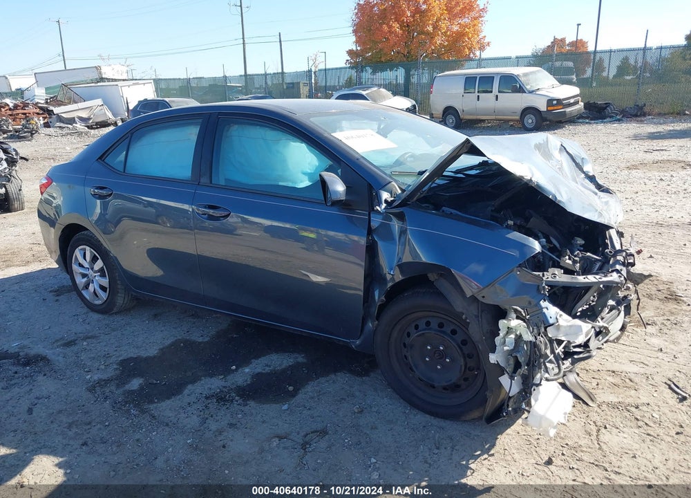 2016 TOYOTA COROLLA LE VIN: 2T1BURHE5GC534046