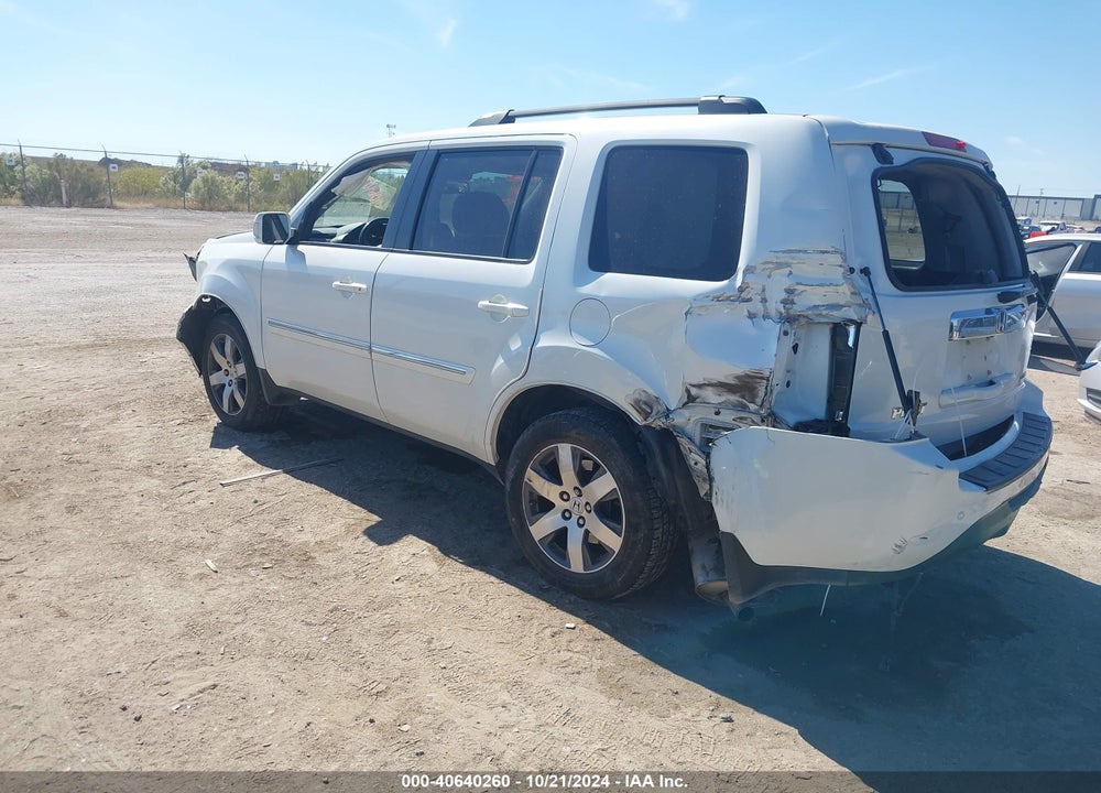 2013 HONDA PILOT TOURING VIN: 5FNYF3H95DB045058