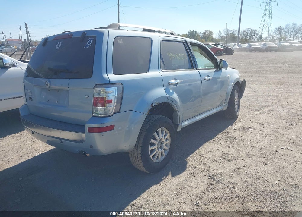 2008 MERCURY MARINER PREMIER VIN: 4M2CU87158KJ27965