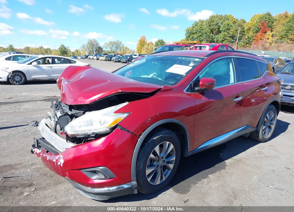 2016 NISSAN MURANO PLATINUM/S/SL/SV VIN: 5N1AZ2MH4GN109608