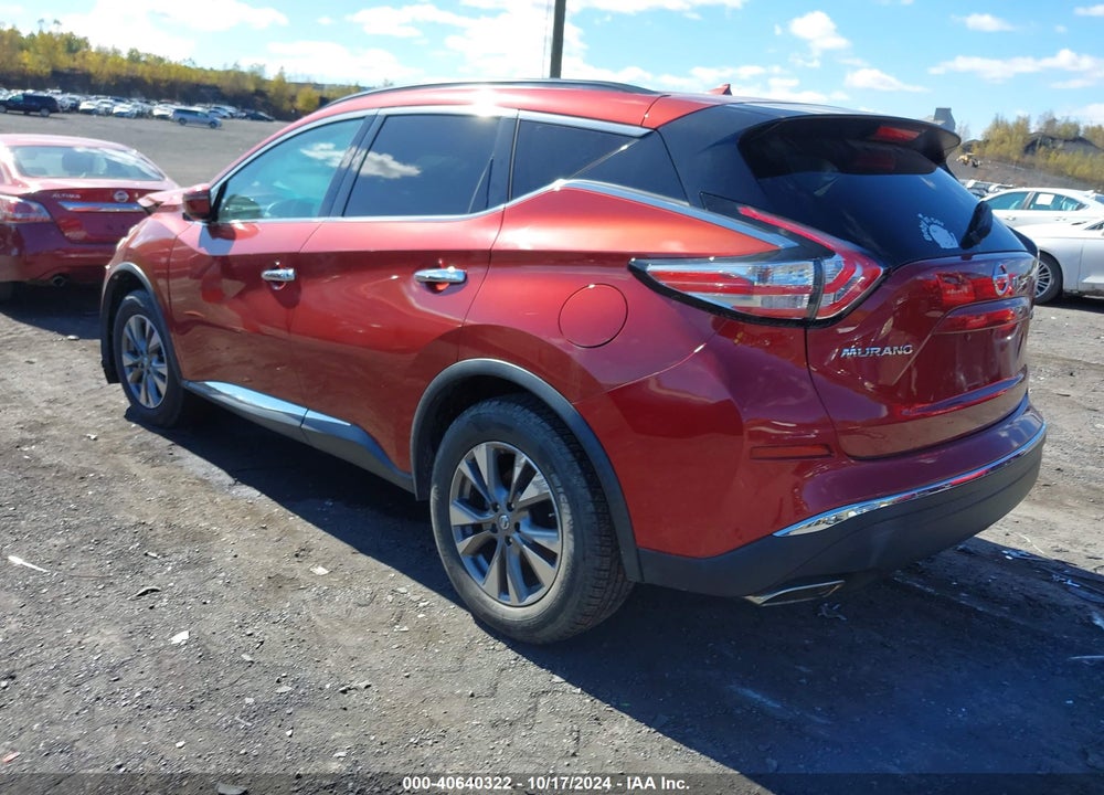 2016 NISSAN MURANO PLATINUM/S/SL/SV VIN: 5N1AZ2MH4GN109608
