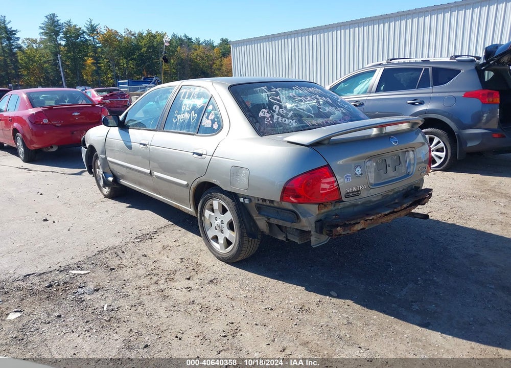 2006 NISSAN SENTRA 1.8S VIN: 3N1CB51D96L618504