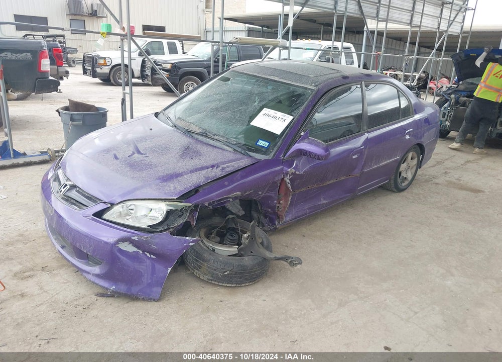 2004 HONDA CIVIC EX VIN: 2HGES26774H578177
