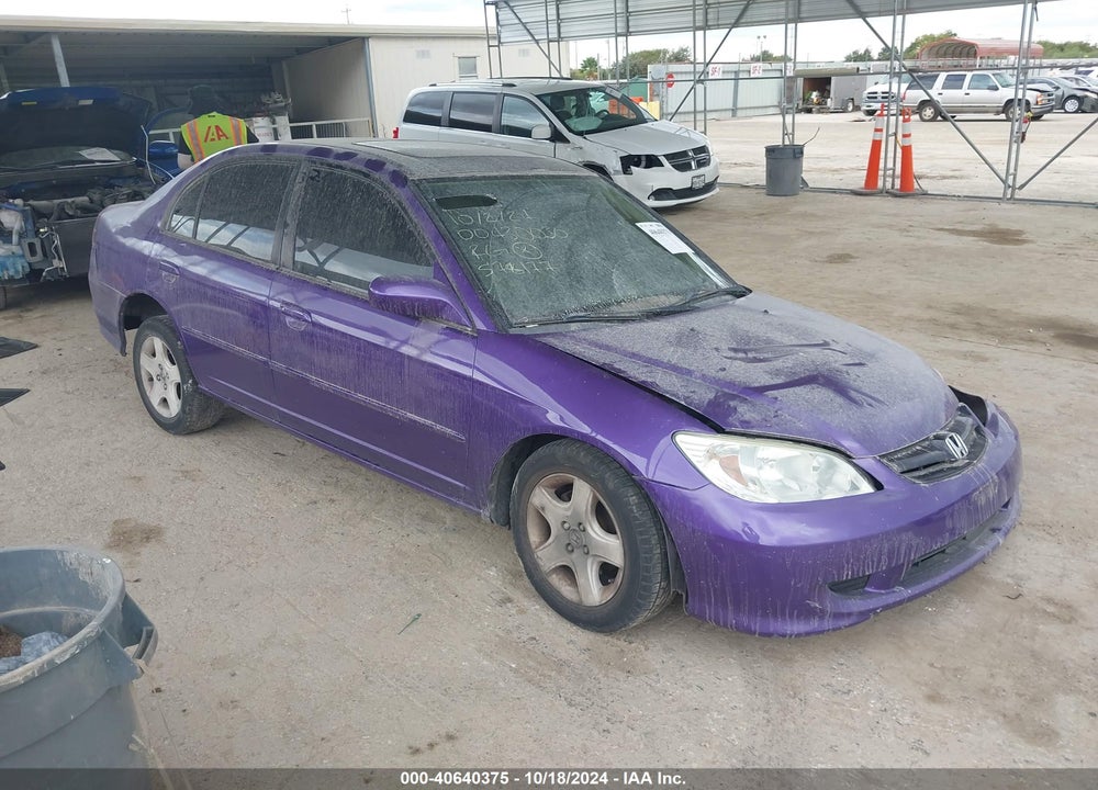 2004 HONDA CIVIC EX VIN: 2HGES26774H578177