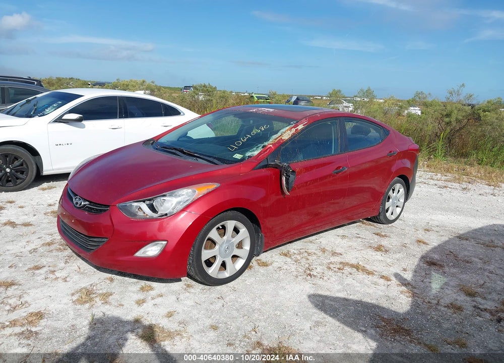 2012 HYUNDAI ELANTRA LIMITED (ULSAN PLANT) VIN: KMHDH4AE0CU379487