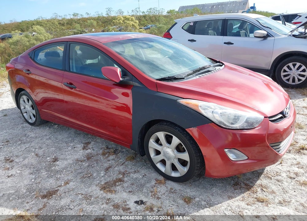 2012 HYUNDAI ELANTRA LIMITED (ULSAN PLANT) VIN: KMHDH4AE0CU379487