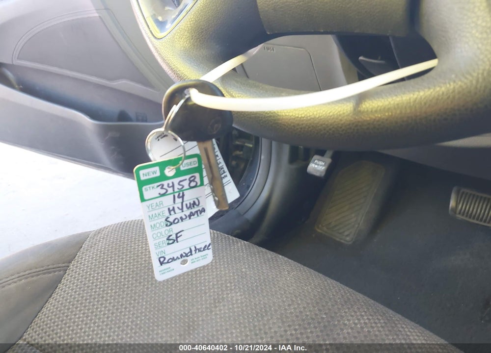2014 HYUNDAI SONATA GLS VIN: 5NPEB4AC7EH879927