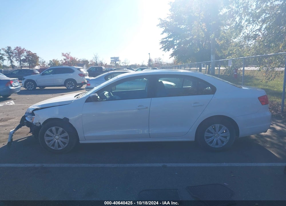 2013 VOLKSWAGEN JETTA 2.0L S VIN: 3VW2K7AJXDM413031