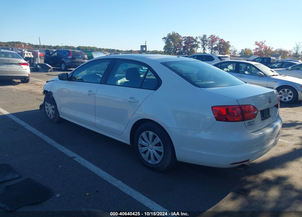 2013 VOLKSWAGEN JETTA 2.0L S VIN: 3VW2K7AJXDM413031