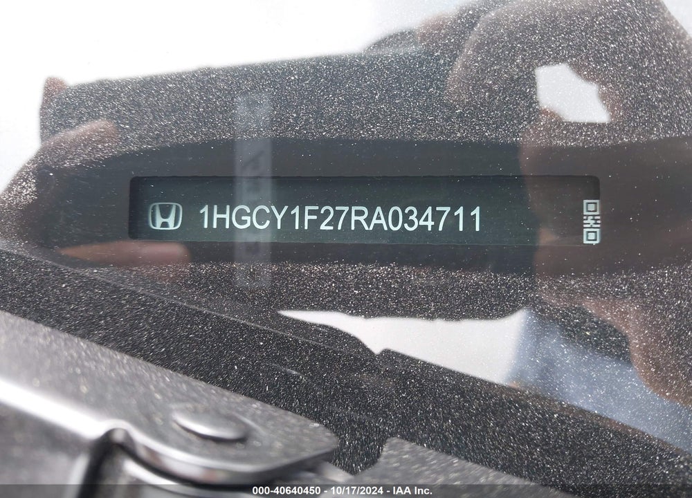 2024 HONDA ACCORD LX VIN: 1HGCY1F27RA034711