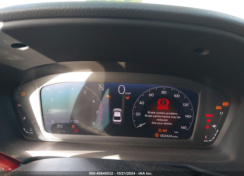 2024 HONDA ACCORD VIN: 1HGCY1F2XRA067802