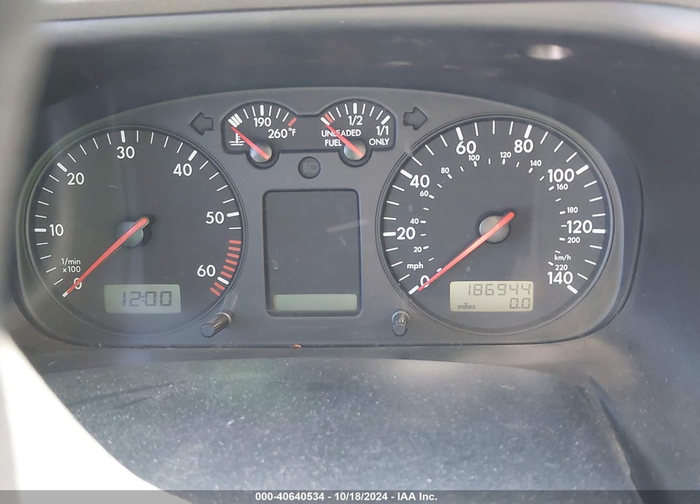1999 VOLKSWAGEN EUROVAN MV VIN: WV3AH2704XH091975